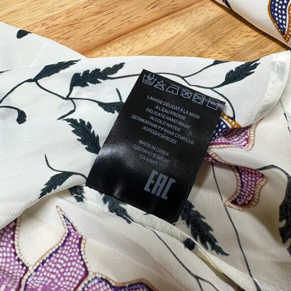 Isabel Marant Etoile NWT Catchell Shirt Floral Long Sleeve Size 36 (US 4) Flowy - Picture 8 of 10